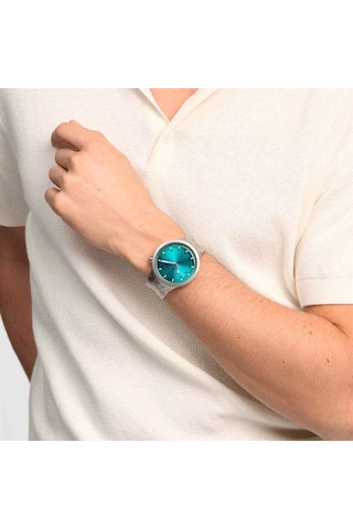 Swatch Sb07s100g Aqua Shimmer Unisex Kol Saati