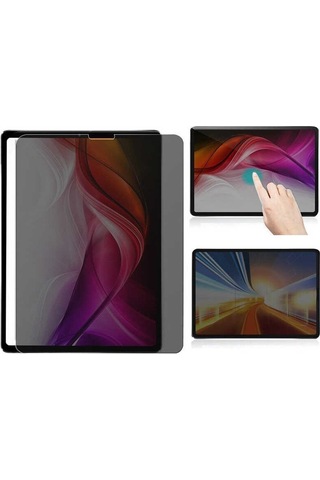 New Apple Uyumlu iPad Pro 12.9 2018 Privacy Hayalet Tablet Cam Ekran Kor