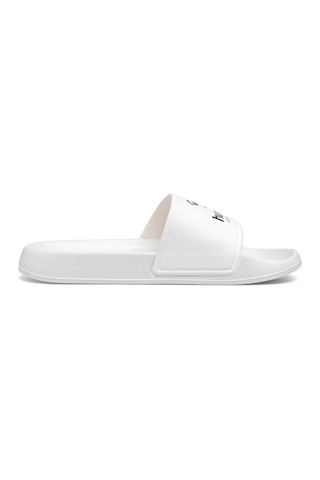 Hummel Ada Slıpper Beyaz Siyah Erkek Terlik 900908-9124 Beyaz - Siyah