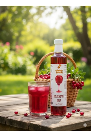 Leblebi Çarşısı Kızılcık Meyveli Şerbet 700 G