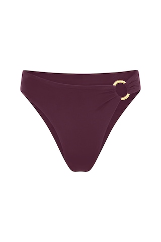 Away That Day Yüksek Bel Şort Bikini Altı Mor