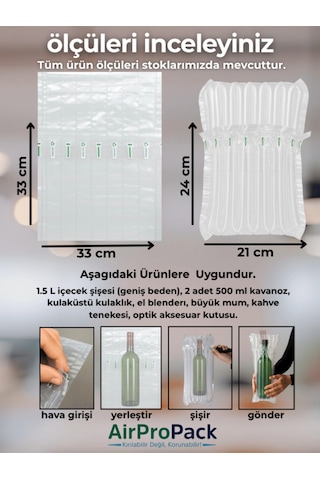 33x33 Cm 50 Adet Sütunlu Koruyucu Havalı Kargo Poşeti Airbag/airbed/şişirilebilir Ambalaj
