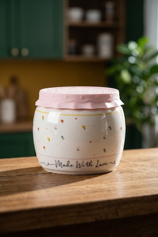 Made With Love Silikon Kapaklı Kavanoz - 750 Ml Çok Renkli