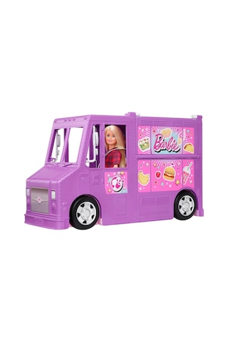 Barbie'nin Yemek Arabası Oyun Seti Gmw07 Çok Renkli
