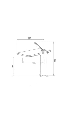 Fontana FJ-5011 Lavabo Bataryası Krom