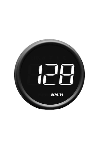 Tenfowee Oto Hud B1 Sürət-tank Seviyesi-güç Kontrol Sistemi 2" Ekranlı Obdⅱ Otomatik Parlaklık Akıllı Araç Monitörü Siyah