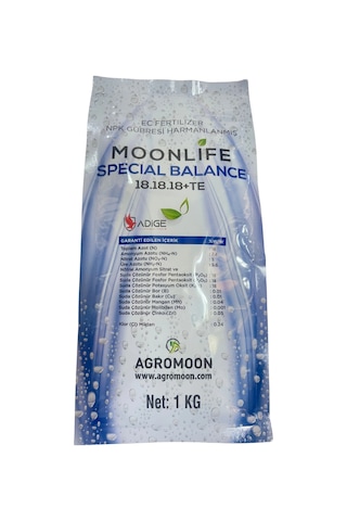 Moonlife Specıal Balance Npk Sıvı Gübre 18-18-18+te 2 Adet Diğer