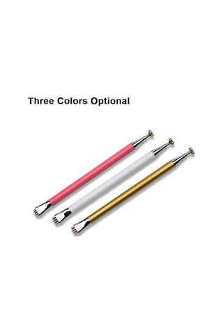 Qingmipy Pink Çift Uçlu Manikür Çiçek Desenli Manyetik Kalem, Kedi Gözü Jeli İçin Hızlı Ve Kolay Desen Oluşturma Aracı