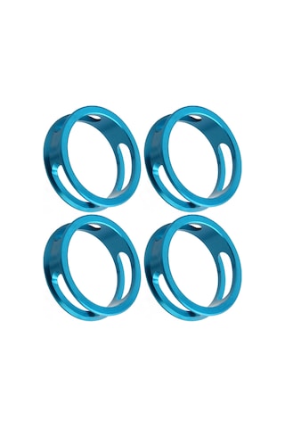 Reedark 28.6mm Alüminyum Bisiklet Kafa Takımı Arkalığı - 4 Adet Mavi, Fren Ve Vites Kolu Konstrüksiyonu İçin Uygun