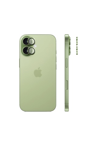 Safeus 9h+ Safir Temperli Kamera Lens Koruyucu, Apple Uyumlu iPhone 17 İle Ada Çayı