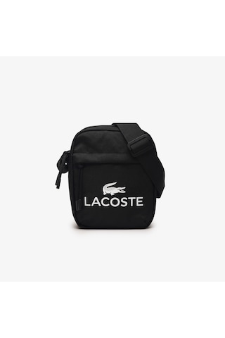 Lacoste Erkek Baskılı Siyah Postacı Çantası