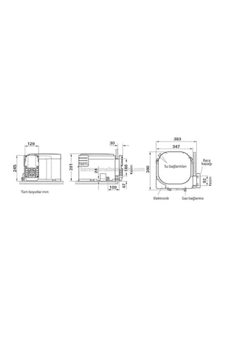 Truma B10 Boiler Karavan Su Isıtıcısı 10 Litre - 12v-256