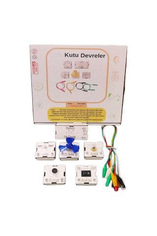 Kutu Devreler Başlangıç Seti Elektrik Elektronik - Stem Eğitici Oyun Seti
