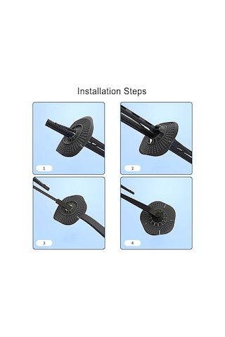 jmsstore 2 Adet Evrensel Araba Sileceği Kolu Alt Delik Koruyucu Kapak Cam Sileceği Toz Geçirmez Kapak