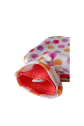 Vichy Puantiyeli Polar Kılıflı Sıcak Su Torbası Büyük