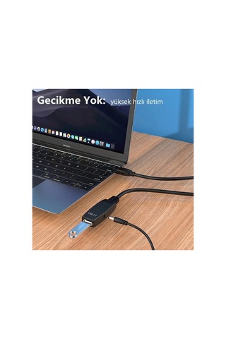 20 Metre Usb 2.0 Sinyal Güçlendirici Çipli Profesyonel Uzatma Kablosu