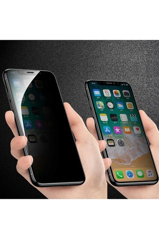 Apple Uyumlu iPhone 15 Plus Zore Anti-dust Privacy Temperli Ekran Koruyucu