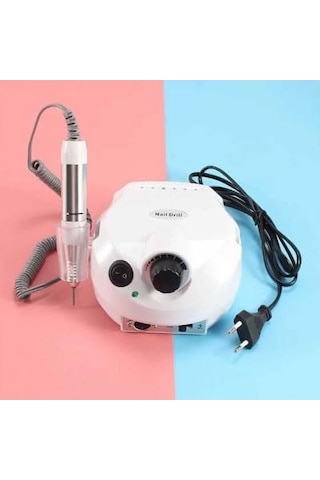 Manikür Pedikür Makinesi Profesyonel 25000 Rpm Elektrikli Freze Tırnak Parlatıcı Törpü 3 Farklı Renk Seçeneği Nail Drill Parlatma Şekil Verme Çok İşlevli Kullanım F601 Beyaz