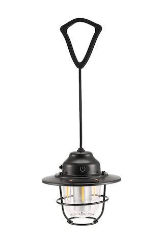 Açık Hava Aydınlatma Kamp Işıkları Şarj Edilebilir El Işıkları Siyah Siyah