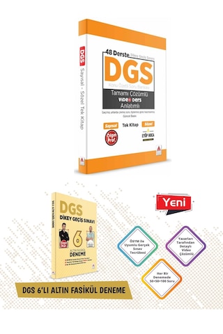 2025 Dgs Nin Anahtarı Hazırlık Seti Tek Kitap Ve Denemeler