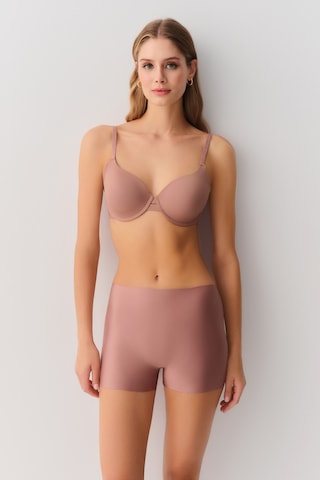 Suwen Invisible Lazer Kesim Şort Külot Sw9939272 Nude