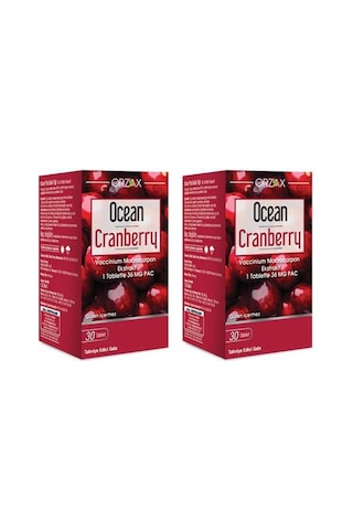 Ocean Cranberry 30 Tablet 2 Adet