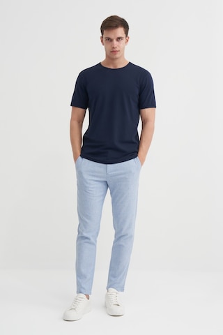 Cazador Erkek Lacivert Bisiklet Yaka T-shirt 46180 Lacivert