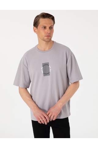 Pierre Cardin Erkek Gri Tişört 50310155-vr024 Gri