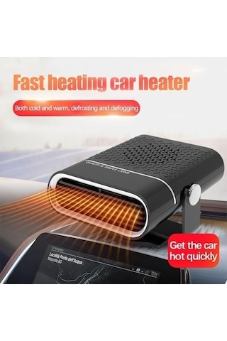 Pazly Suntek Sr Siyah Taşınabilir 12v Oto Isıtıcı Fan - Otomatik Isıtıcı Elektronik Ag