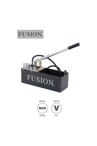 Fusion FSTP60 60BAR 12 L - Çelik Gövde Ve Pirinç Piston Test Pompası