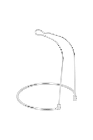 Xiyyadms Stokaj Makinesi Rafı, Paslanmaz Çelik, Hafif Ve Ayrılabilir, Dairesel Taban, U-şekilli Üst Çerçeve, Sabit Konumlandırma, Spinning Makinesi Depolama Ve Gösterim İçin Kısa Tip Gümüş