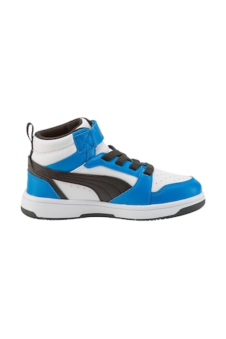 Puma Puma Rebound V6 Mid Ac+ Ps Unisex Çocuk Beyaz Günlük Ayakkabı 8634 Mavi
