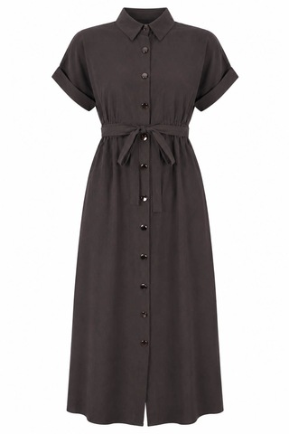 Double E-019 Haki Kadın Elbise 27kd52000108