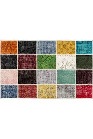 Mudo Home Lıma Patchwork Halı Renkli 120x180cm 11182700