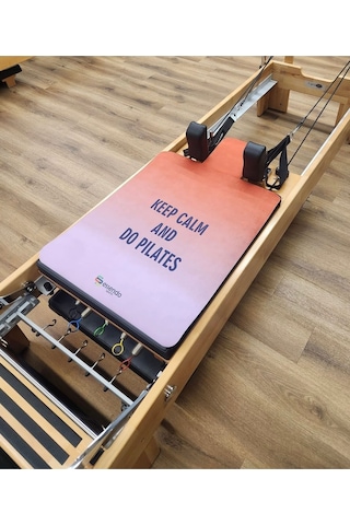Keep Calm And Do Pilates' Turuncu Reformer Mat Pilates Matı Turuncu
