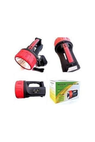 Gs-2621 Gold Silver 15w Şarjlı El Feneri Siyah