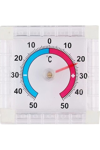 Periboia Bimetalik Kare Termometre
