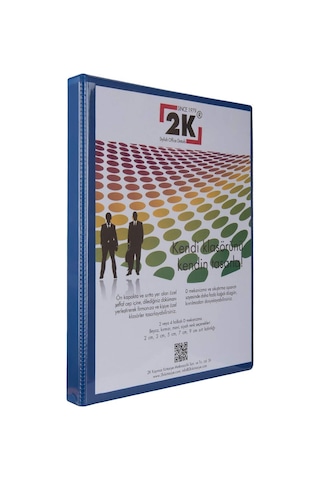 Klasör A4 Pvc 2 Cm 2 Halkalı 150 Yaprak Kapasiteli 25,5x32 Cm. Mavi Diğer