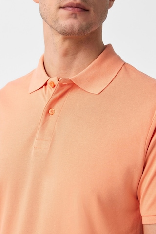 Süvari Sütlü Kahve Slim Fit Armürlü Polo Yaka Tişört