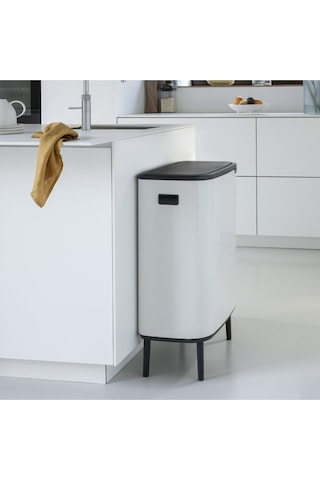 Brabantia Çöp Kutusu Büyük Boy 60 Lt Bo Touch Dokunmatik Kapak Beyaz 130205 Beyaz