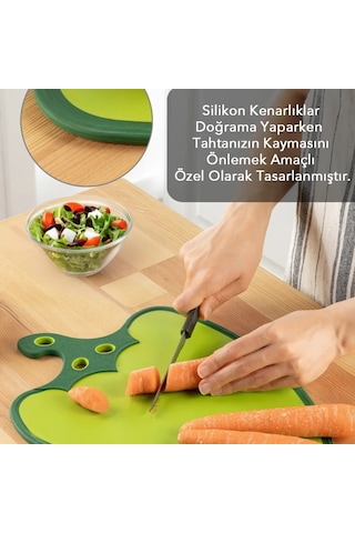 Dolma Biber Figürlü Kaydırmaz Kesme Tahtası Doğrama Panosu Diğer
