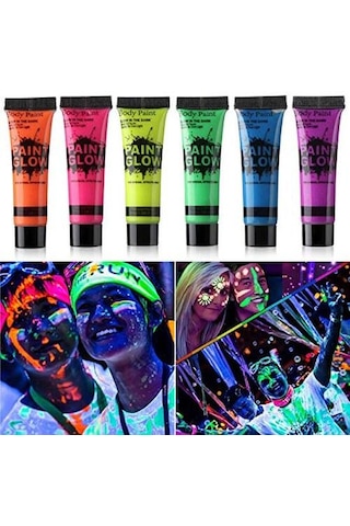 Glow Sboya Fosforlu Boya 12 Adet - Mg-874071