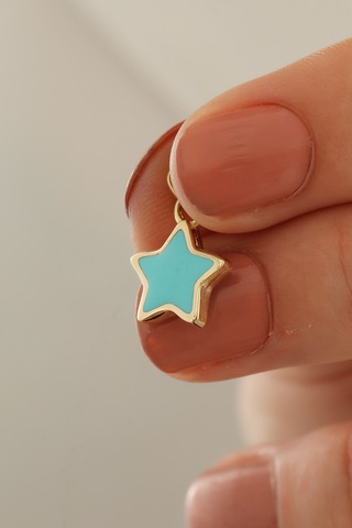 14 Ayar Altın Yıldız Kolye Ucu N11.4582