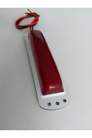 SU GEÇİRMEZ LED LAMBA MARİNE YAT TEKNE KARAVAN 12V -15CM KIRMIZI