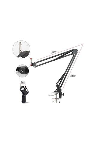 Magicvoice Masa Üstü Hareketli Akrobat Mikrofon Tutucu