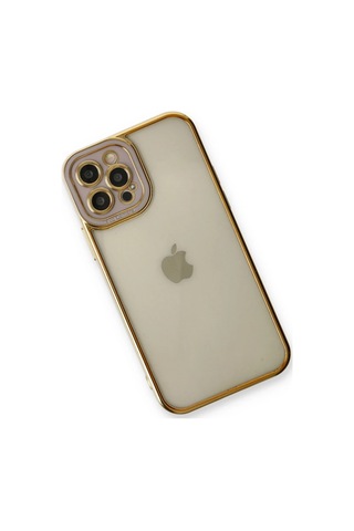 Apple iPhone Uyumlu Uyumlu 12 Pro Max Kılıf Liva Lens Silikon - Lila Renkli