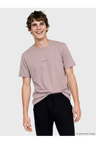 Lc Waikiki Lc Waıkıkı Pembe Standart Kalıp Erkek Pijama Takımı