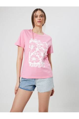 LOFT Regular Fit Kadın Tshirt K.kol Lf2032497 Q1.v1 Pembe