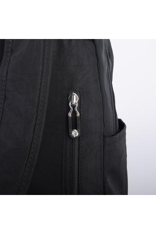 Nas Bag Kadın Çok Gözlü Hafif Su Geçirmez Unisex Water Proof Çanta Siyah