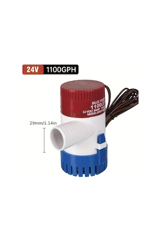 Motion003 24v Sessiz Dalgıç Drenaj Pompası 12v/24v 1100gph Gölet Havuz Spa Tekne Karavan İ